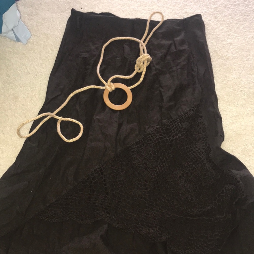 French scarf skirt
